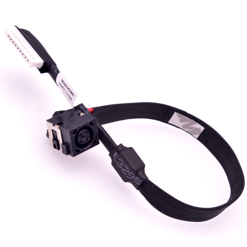 DC Power Jack Cable Harness Charging Port for Dell Alienware 17 R2 R3 T8DK8 0T8DK8 DC30100TO00