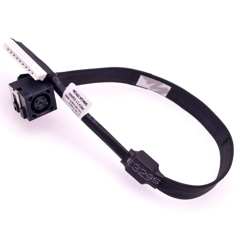 DC Power Jack Cable Harness Charging Port for Dell Alienware 17 R2 R3 T8DK8 0T8DK8 DC30100TO00